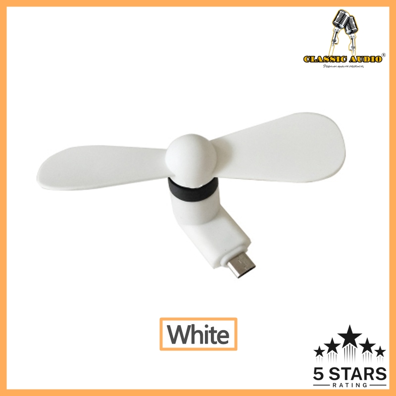 Classic Audio Phone powered fan Mini personal fan Portable USB fan