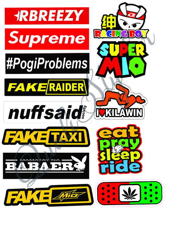 supreme whatever sticker