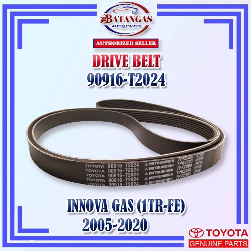 ORIGINAL DRIVE BELT (7PK2300) FOR TOYOTA INNOVA GAS (20052020) 1TRFE