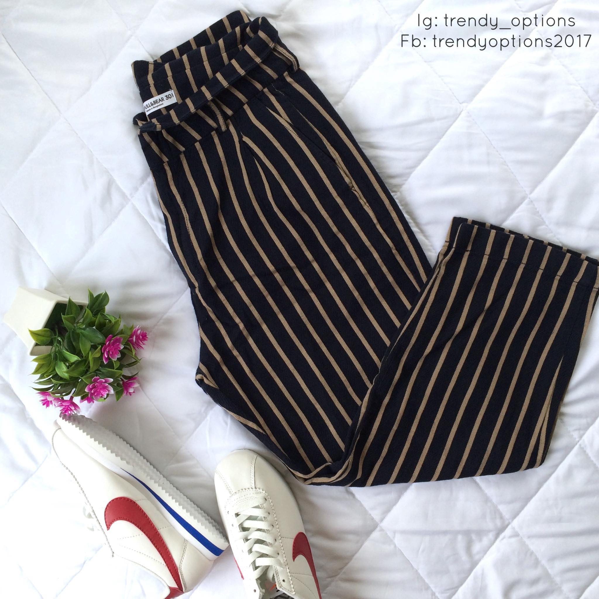 pull and bear striped pants
