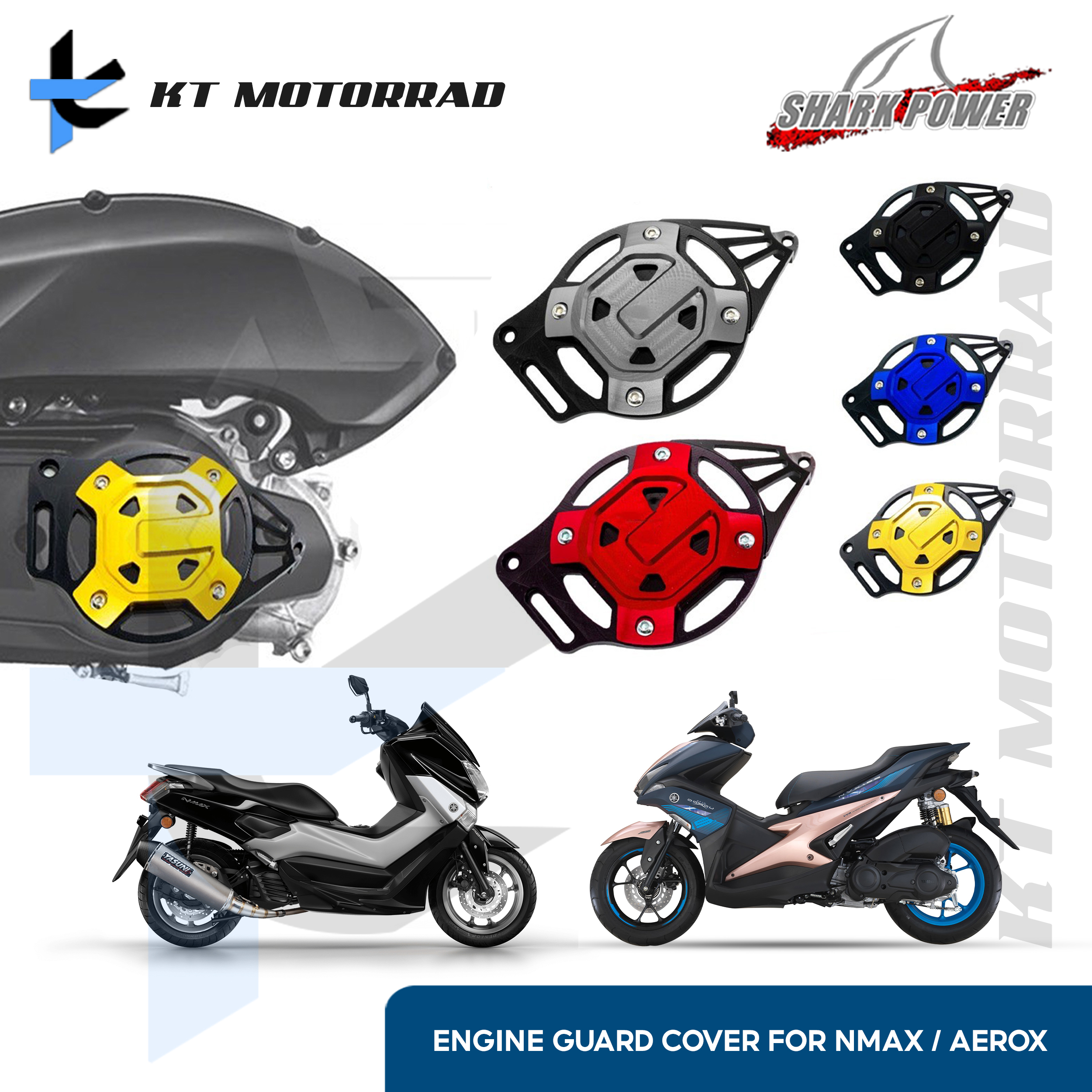 Motorcycle engine deals guard covers