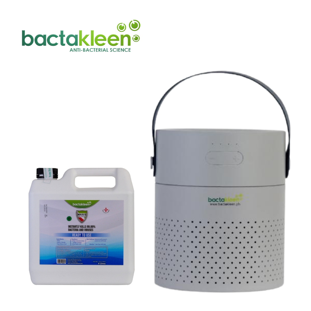 BACTAKLEEN Duo Humidifier with 4L Marvekleen -Gray | Lazada PH