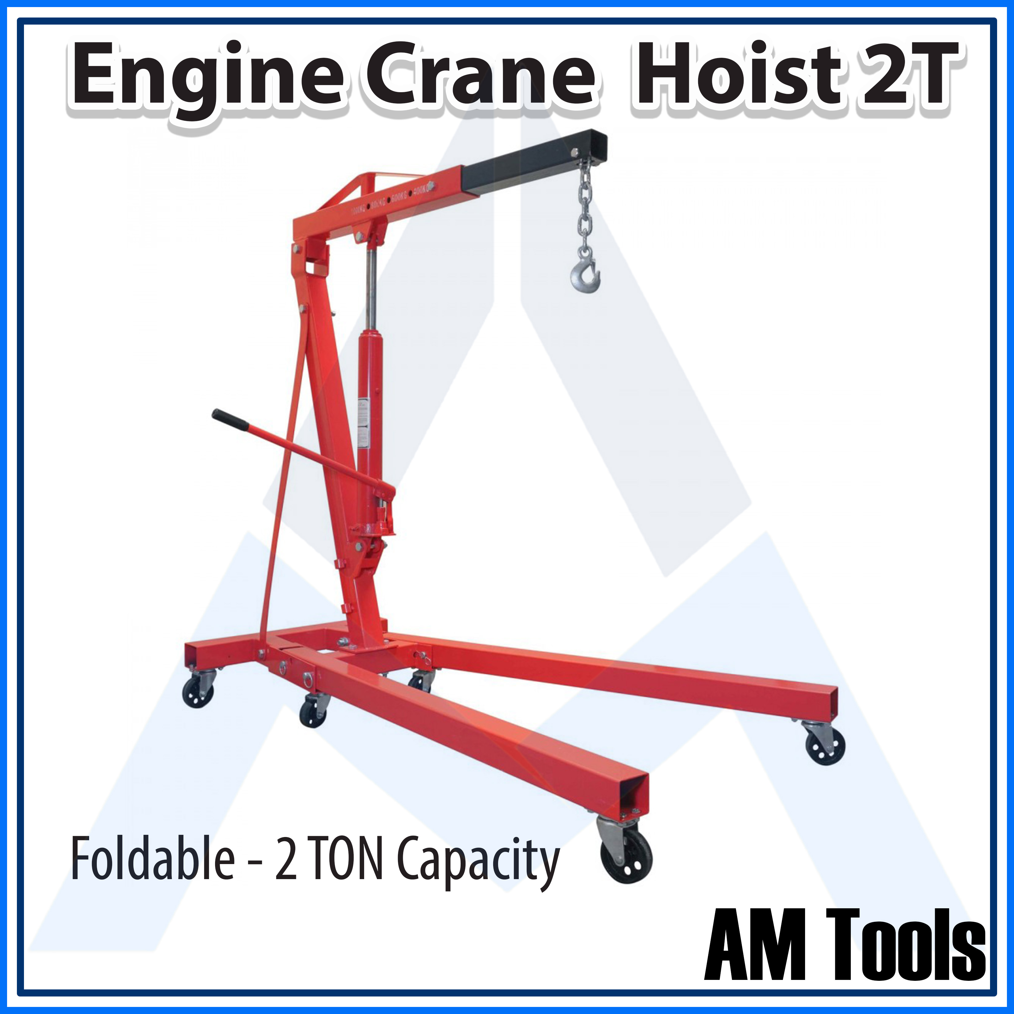 Engine Crane 2 TON Foldable Engine Hoist Cherry Picker Lazada PH
