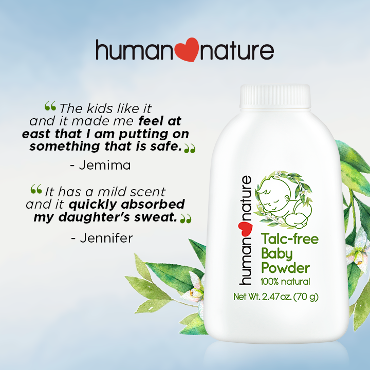 human nature baby powder