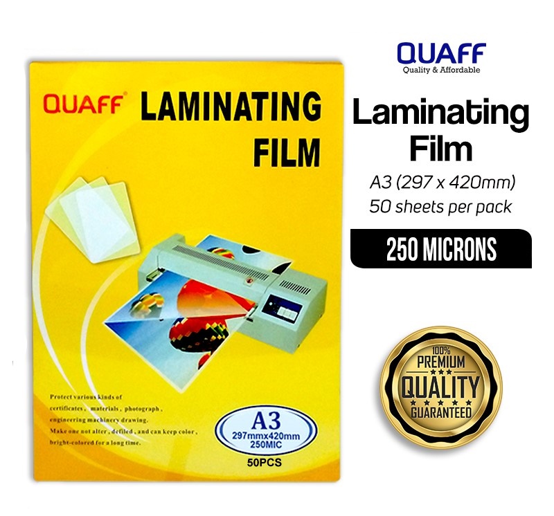 Magic photo A3 Size QUAFF Laminating Film Hot Lamination Process