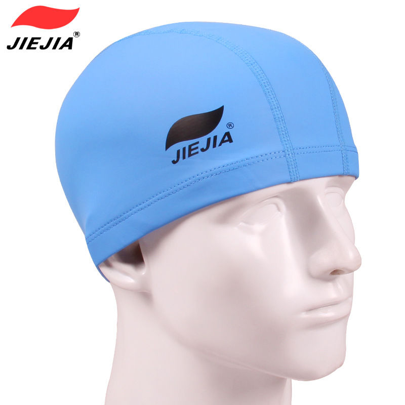 【READY STOCK】JIEJIA Solid Color Waterproof Breathable Swimming Cap