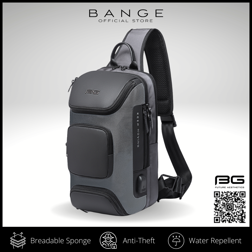 7086 BANGE Premium Quality Bag Crossbody Bag Anti Theft SBS Zipper ...