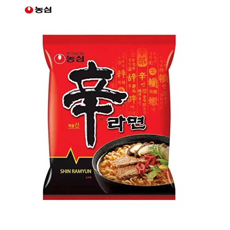 ♧nongshim Shin Ramyun Shin Black Ramen 120g134g Korean Ramen Korean Foods Korean Products