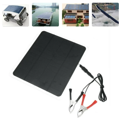20W 12V Solar Panel Usb Solar Panel with Car Charger for Outdoor Camping