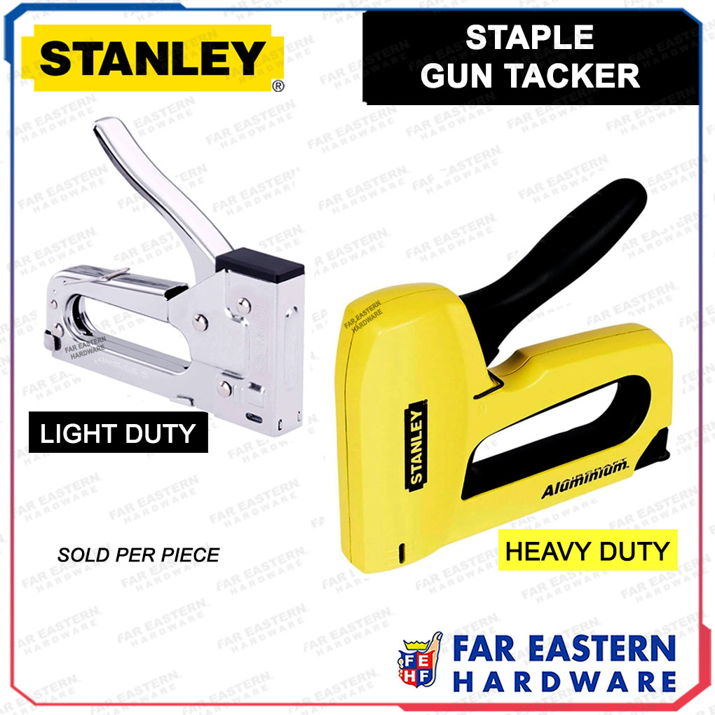 HEAVY DUTY STAPLE GUN | STANLEY - STAPLES & BRAD NAILS – Gordons Hardware