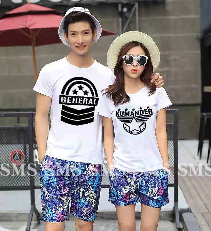 general and kumander couple shirt