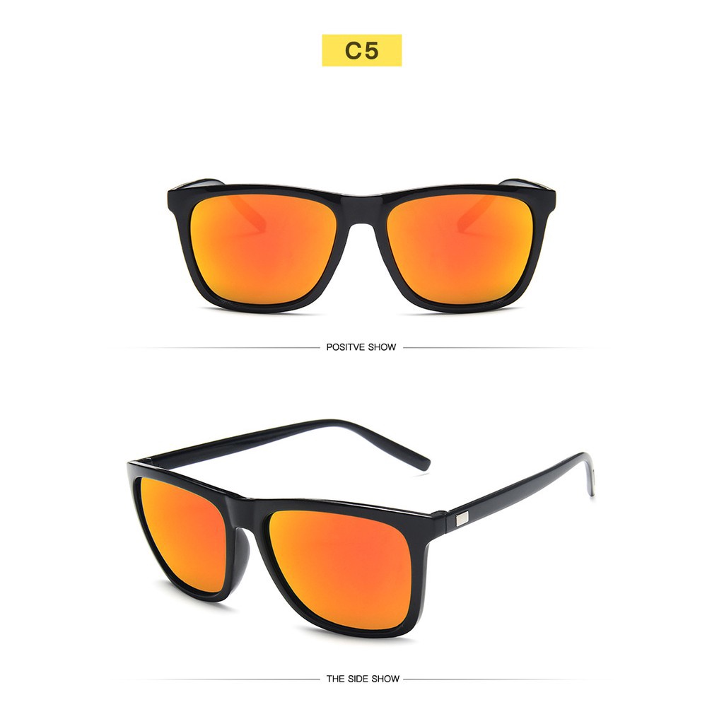 Shades for Man Korean Sunglasses Men Driving Sliver Lens UV400