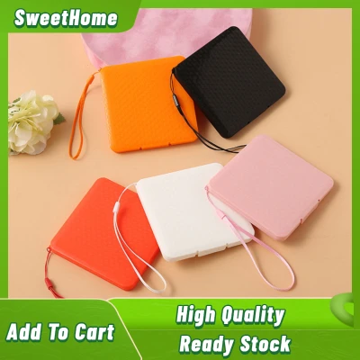 SweetHome Portable Face Masks Storage Box Moisture-Proof Cover Holder Mask Storage Seal Box Stationery Case Dustproof For Home Office
