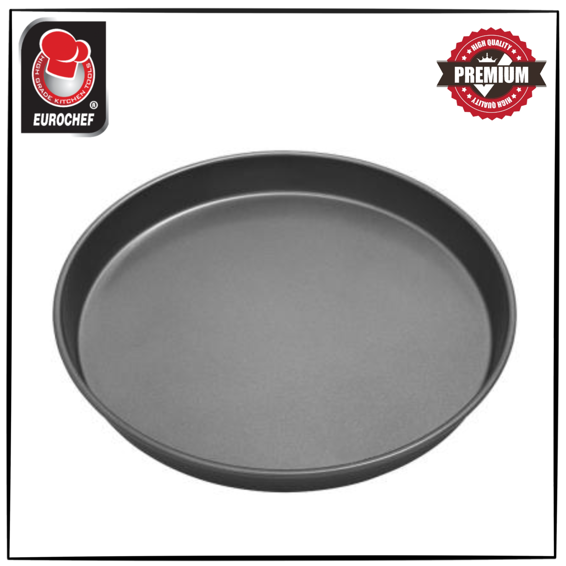 10 Inch Non Stick Pizza Tray Carbon Steel Baking Round Oven Pizza Pan Plate 