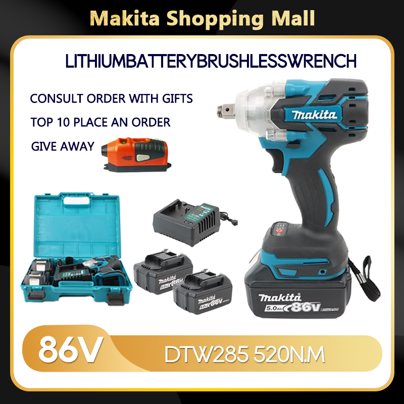 MAKITA Brushless Cordless Electric Impact Wrench Cordless 220v