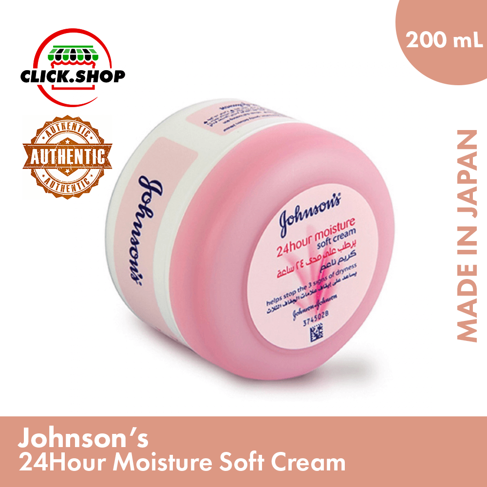 Johnson’s 24Hour Moisture Soft Cream 200ml Lazada PH