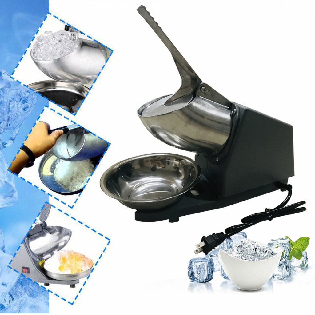 Ice Smashing Electric Crusher Machine 500W High Power Halo Halo Maker