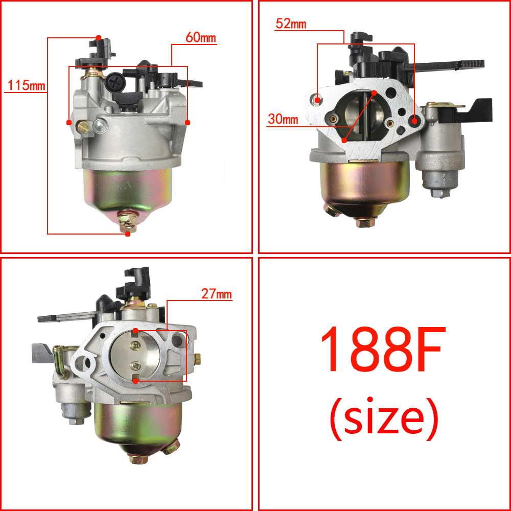 16100-ZF6-V01 Carburetor for Honda GX340 GX390 13HP 11HP 16100-ZF6-V00 Toro  22308 22330 Dingo Lawnmower Water Pumps with 17210-ZE3-505 Air Filter Gas  Fuel Tank Joint Filter : : Auto & Motorrad