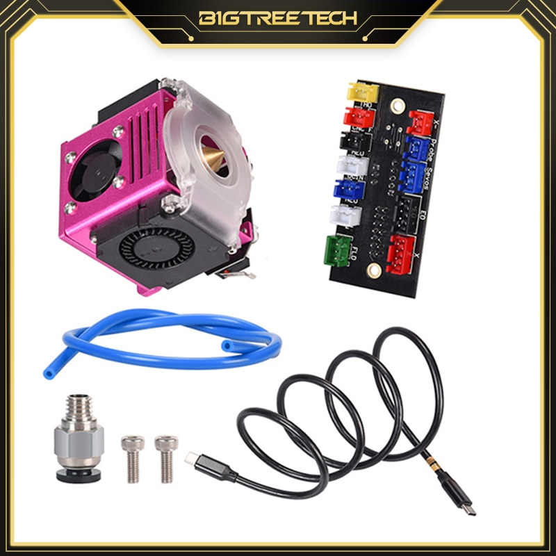 Biqu tc hotend kits all metal hotend extruder printing temperature 260℃ 3d printer upgrade parts for ender3 b1 cr10 diy printer