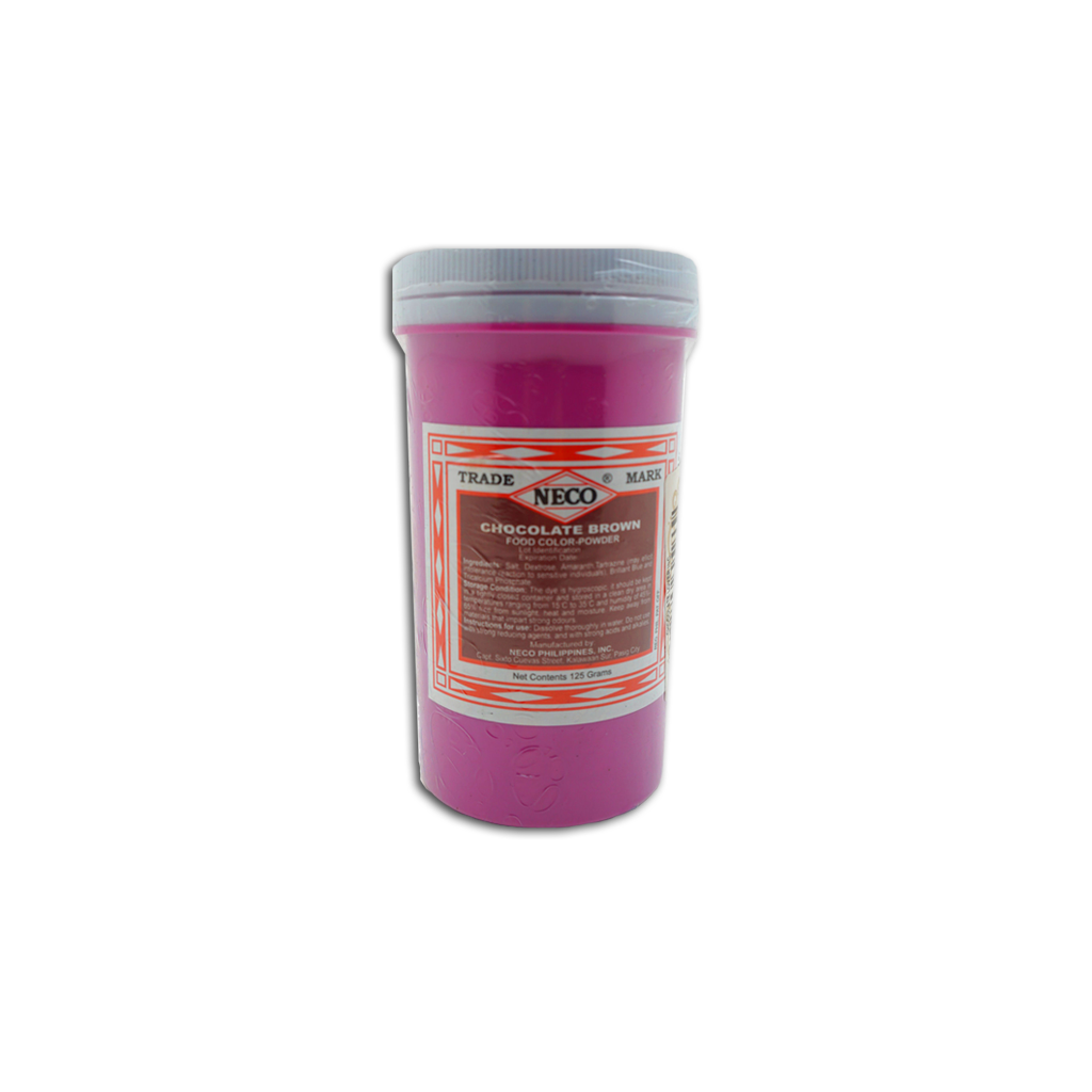 NECO Food Color Powder 125g (Chocolate Brown ) Lazada PH