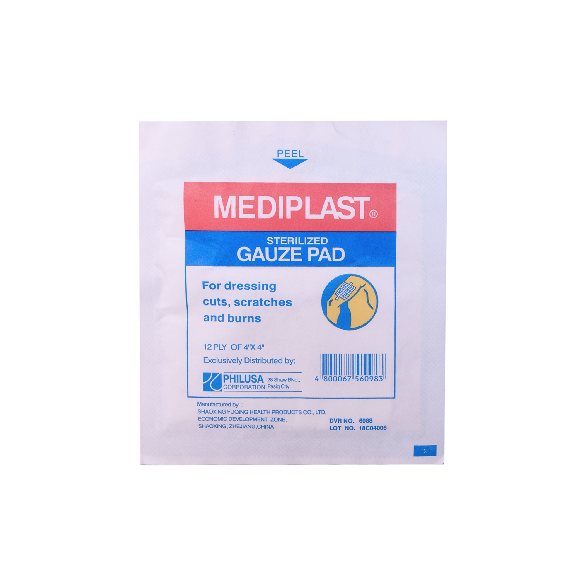 MEDIPLAST Sterilized Gauze Pads 4"x4" Lazada PH