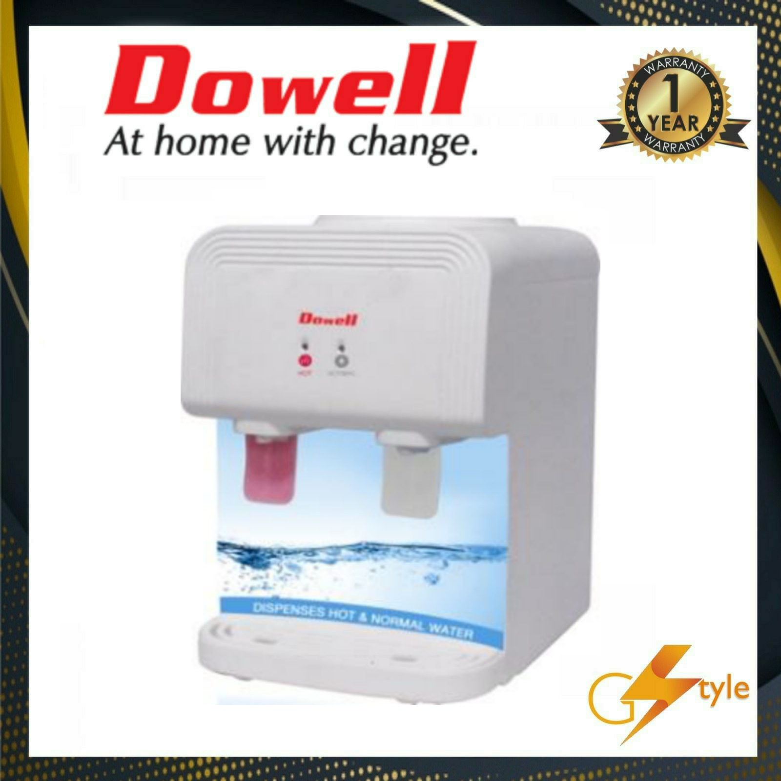 Dowell Water Dispenser Table Top Hot and Warm WDT50H Lazada PH