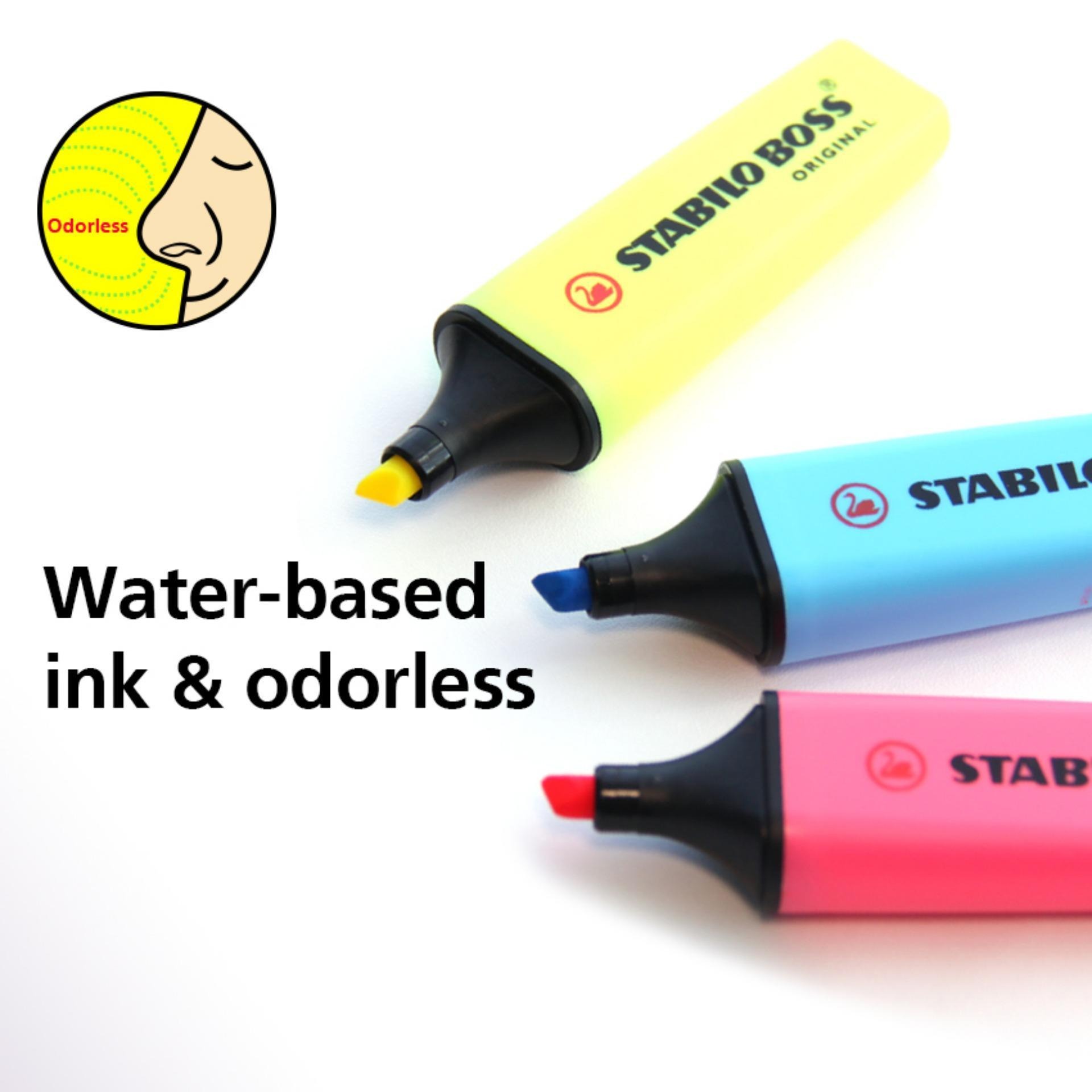 STABILO BOSS ORIGINAL Highlighter Pen and Text Marker Green 5 pcs review and price