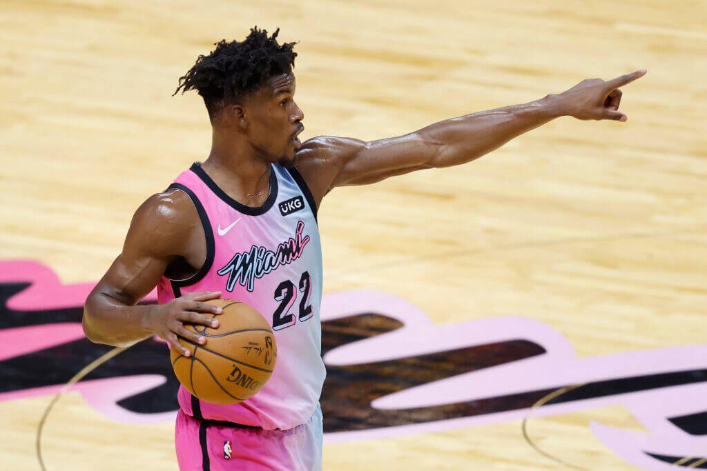 Jimmy Butler #22 Miami Heat 2020-21 Vice Night Black Swingman