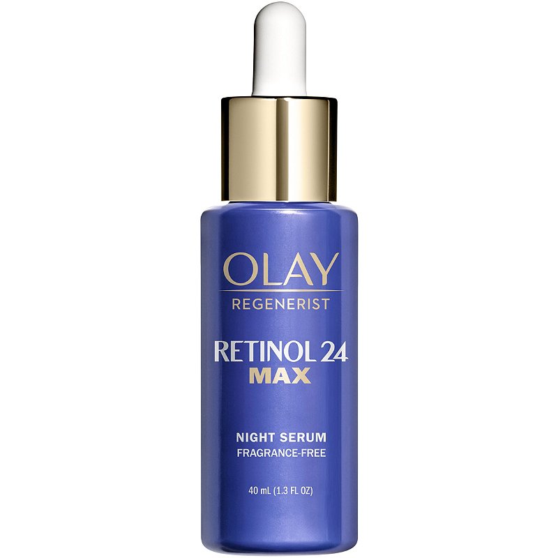 Olay Regenerist Retinol 24 Max Night Serum Fragrance Free 1.3 Fl Oz ...