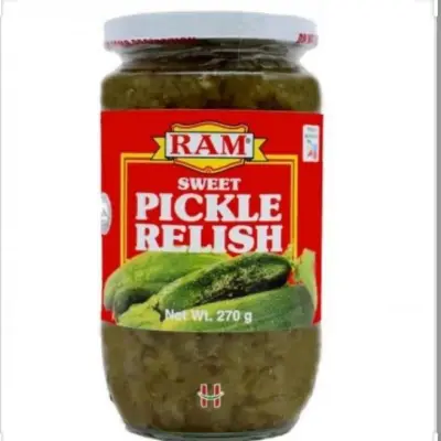 RAM PICKLES RELISH (270grams)BOTTLE, VITAMINS RICH FOOD,ANTIOXIDANT,BEST FOR BREAD FILLINGS & DISHES