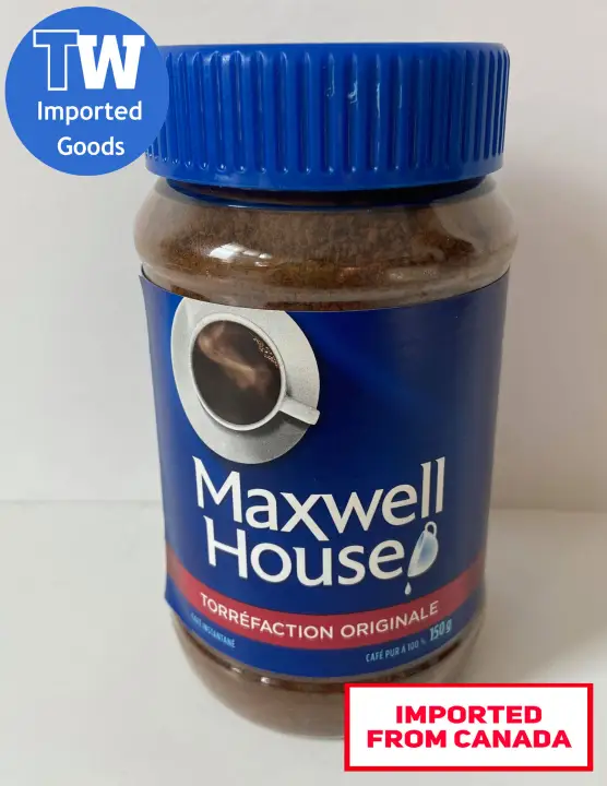 Product Of Canada Maxwell House Original Roast Instant Coffee 150g Best Before July 2021 Lazada Ph