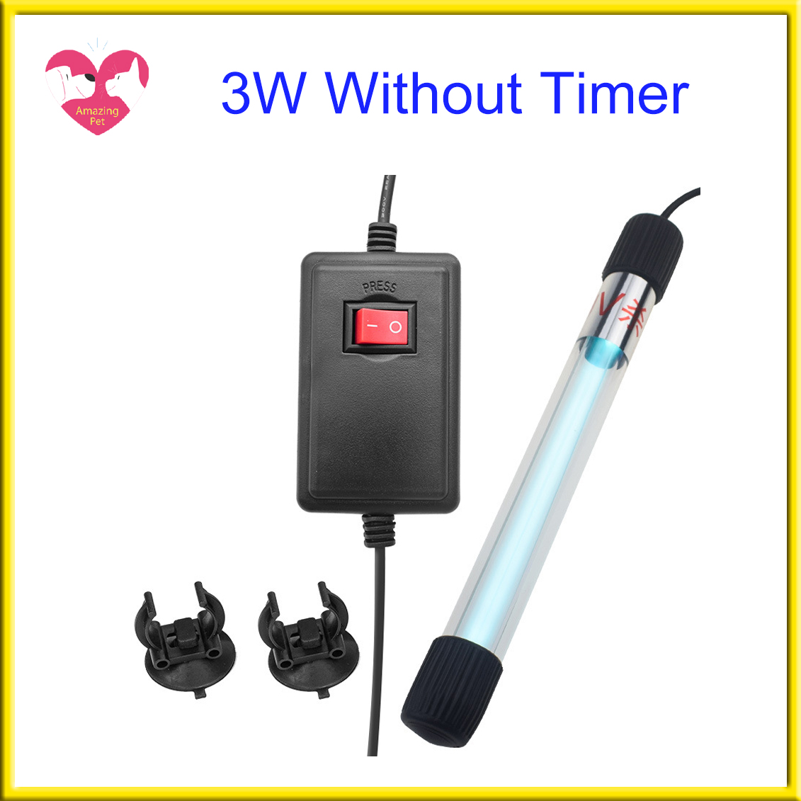 UV Light Fish Tank UV Sterilization Lamp Aquarium Purification