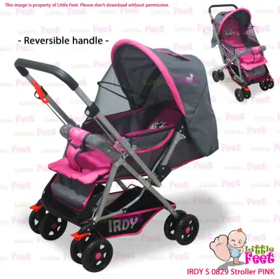 IRDY S0829 Stroller with Protection Net PINK