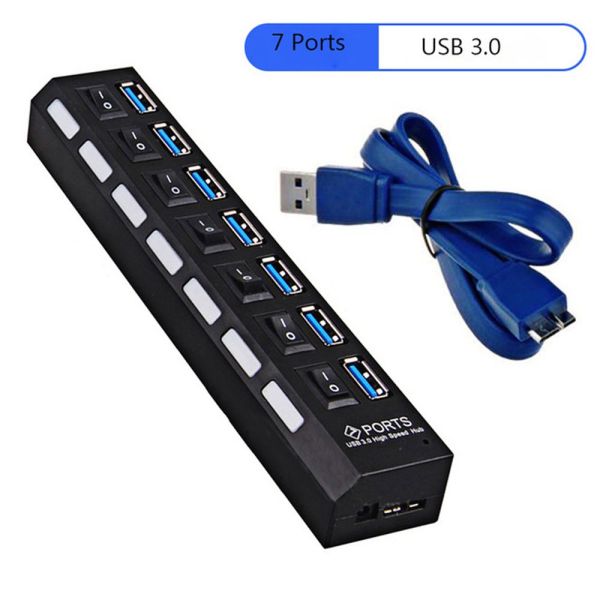 Bảng giá DUMME Tốc Độ Cao 4 Cổng 7 Cổng Hub USB 3.0 Người Kết Nối Bộ Chuyển Đổi Bộ Chia USB Phụ Kiện Máy Tính Phong Vũ