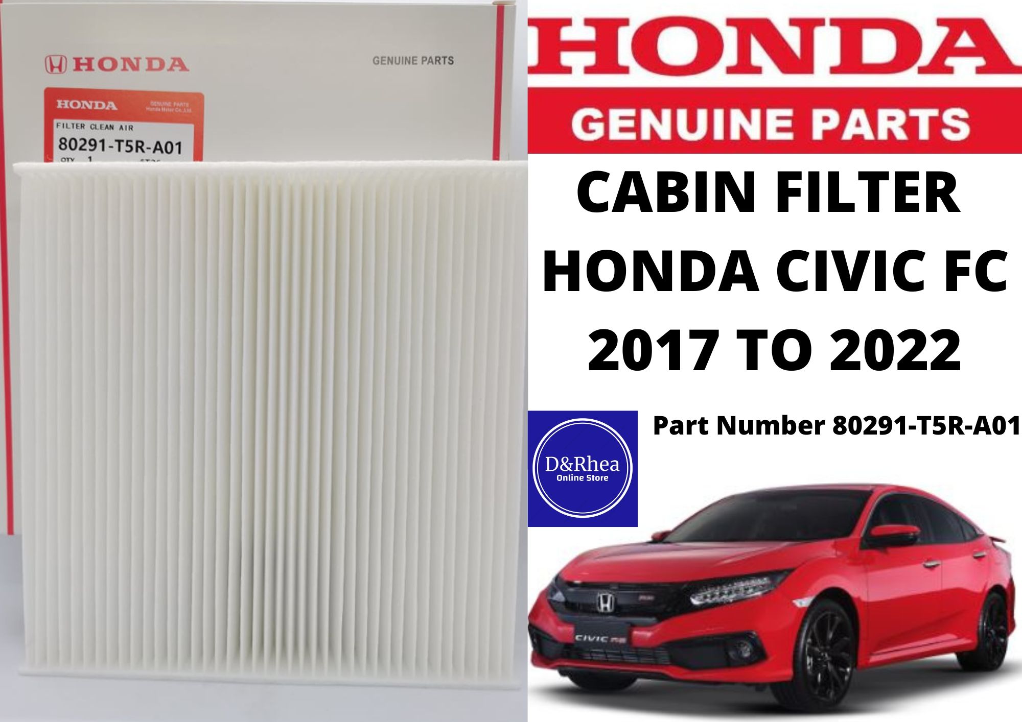 Dust And Pollen Filter Honda Civic