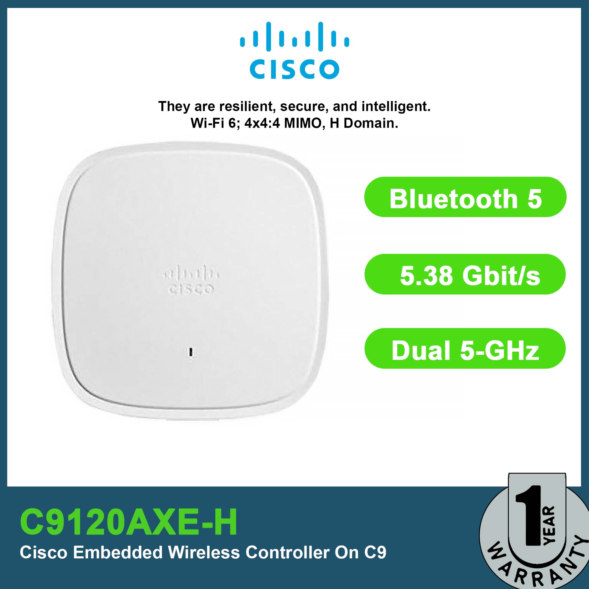 C9120AXE-H | WiFi 6 Access Points | Cisco Indoor Access Points