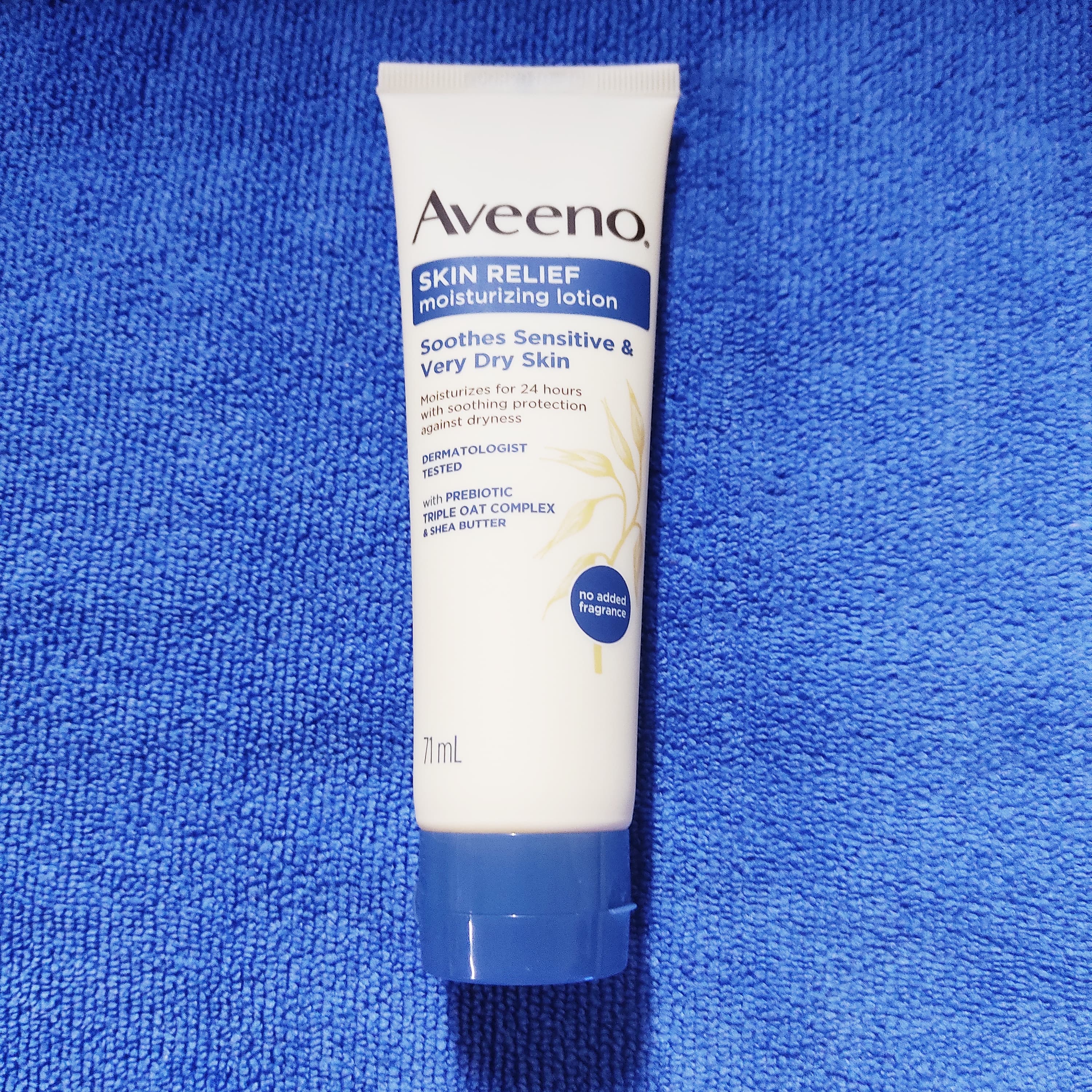 aveeno lotion blue