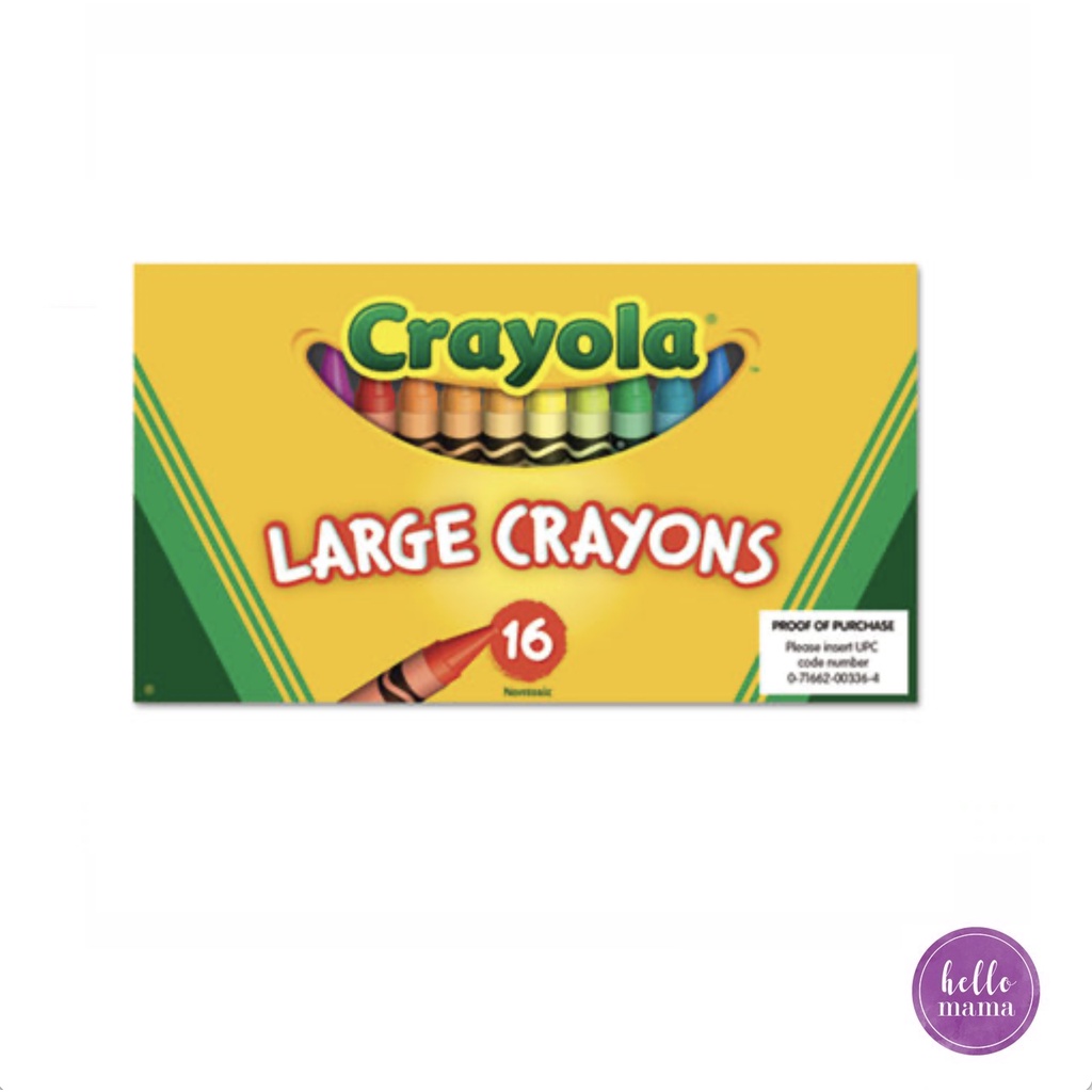 Crayola Wax Crayons Large 16 Colors Lazada PH