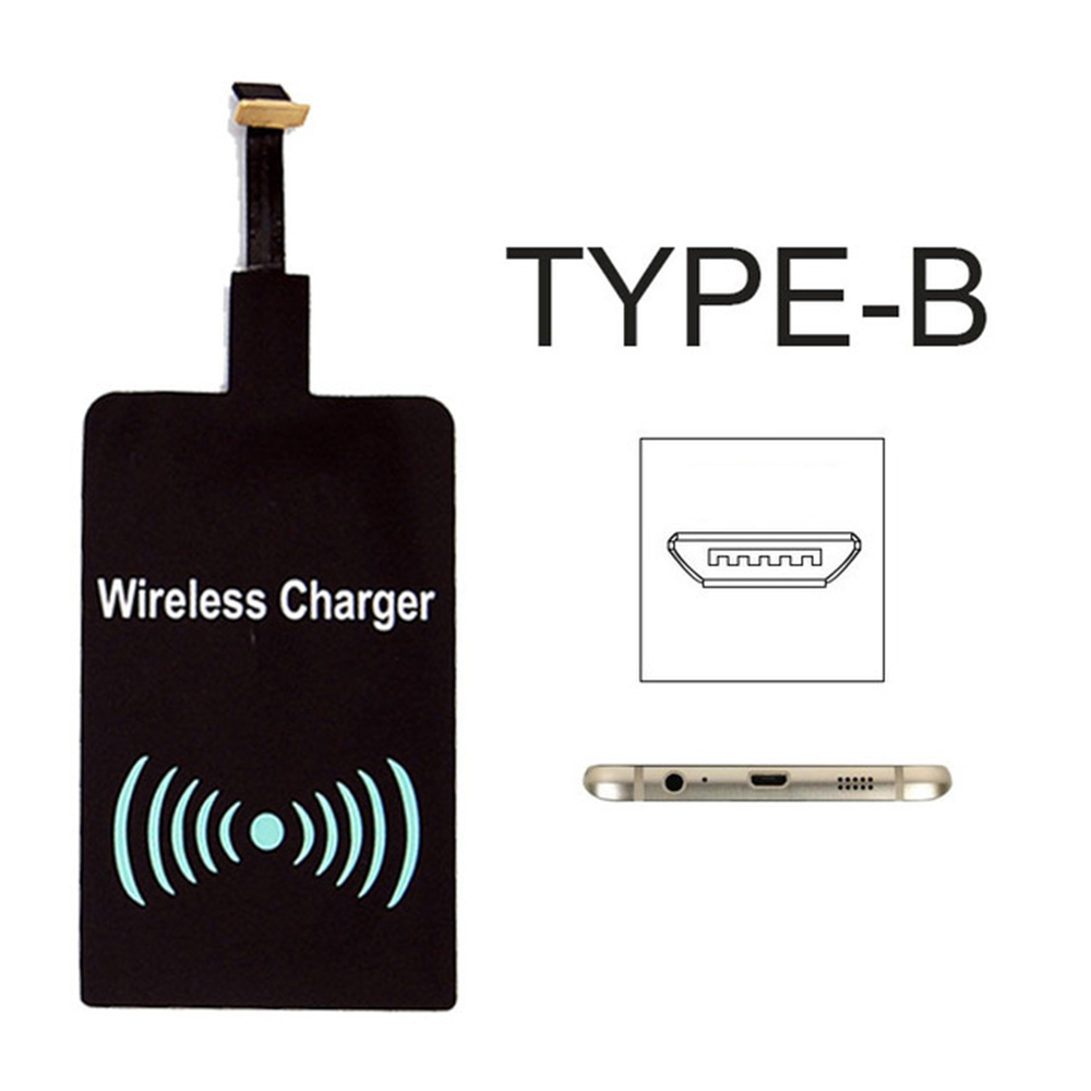 Mạch sạc nhanh qi kết nối không dây vpza thích hợp cho hầu hết điện thoại android type-c/iphone 5 5s se 6 6s 6plus 7 plus
