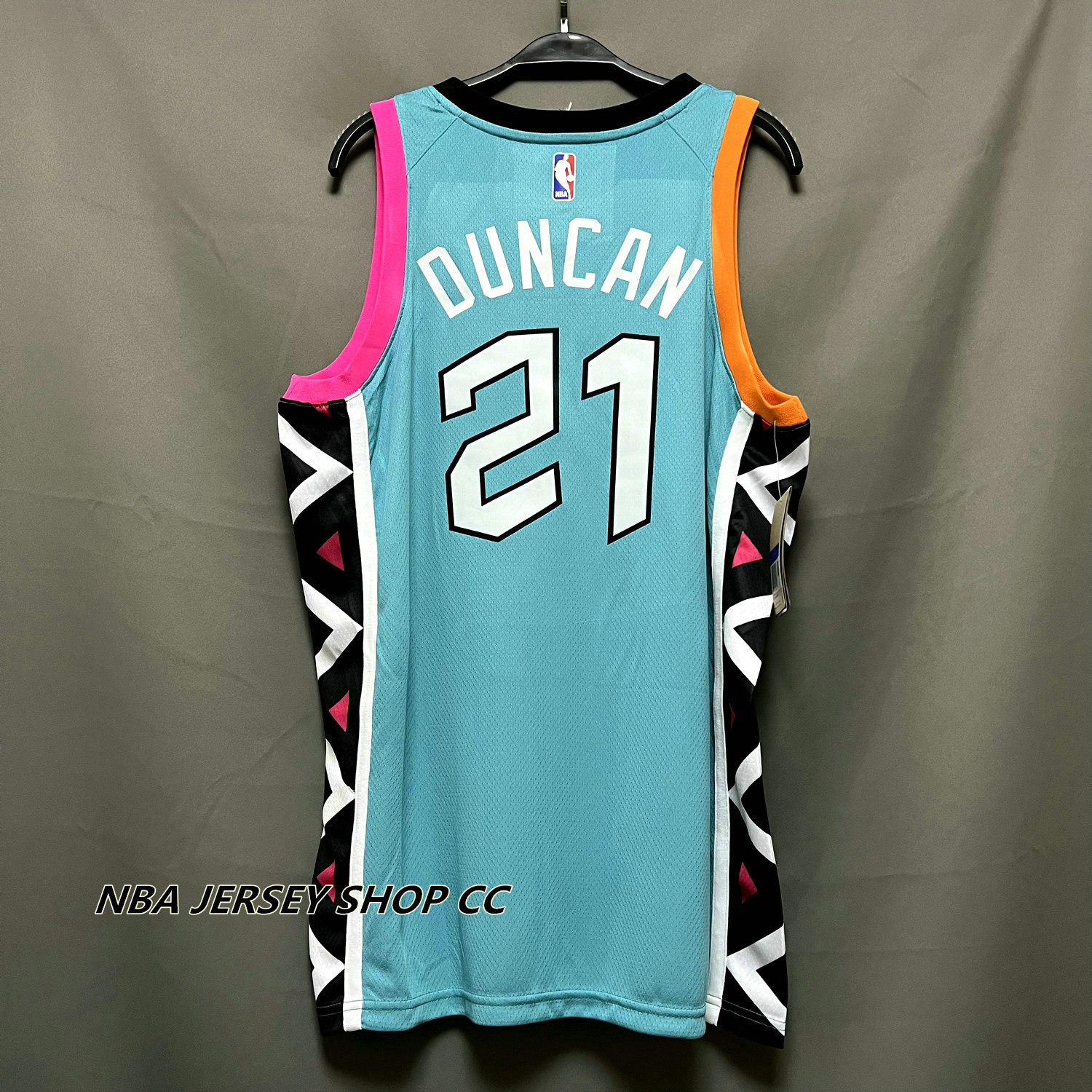 Cosplayshow San Antonio Spurs Number 21 Duncan Men's Basketball Jersey Short Sleeve 2 Pieces for Adults and Kids 2023