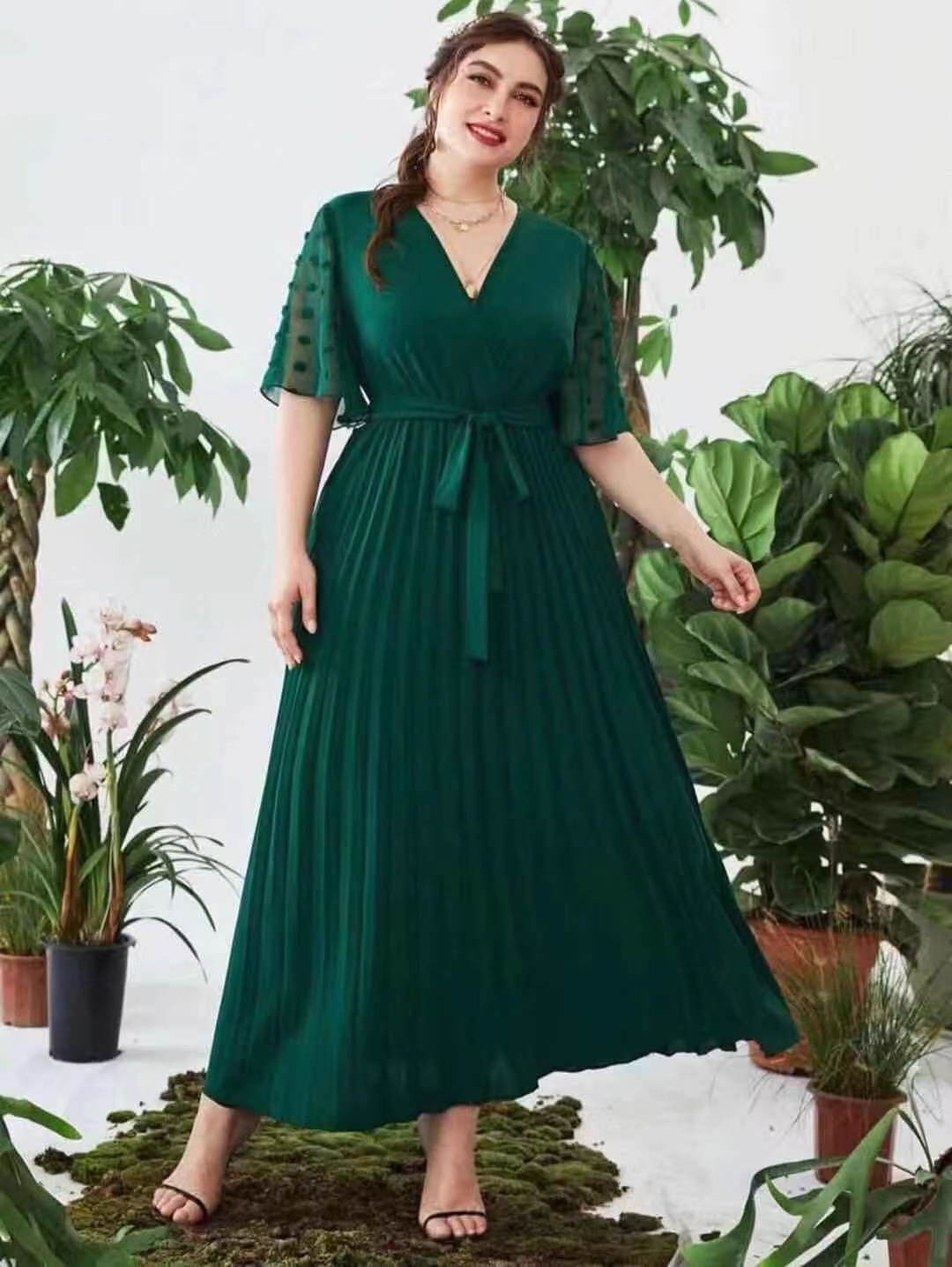 DD#918 Plus size Casual Formal Long Dress Gown with Premium high quality
