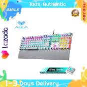AULA Mechanical Gaming Keyboard with Detachable Wrist Rest and LED Backlight