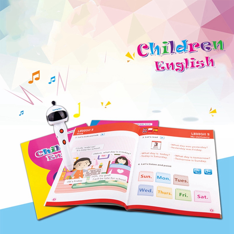 อ่านดิจิตอลปากกา8G เรียนรู้อ่านสนับสนุน6ภาษาฝรั่งเศสสเปนอาหรับเกาหลีภาษาอังกฤษจีนเด็กอ่านปากกา