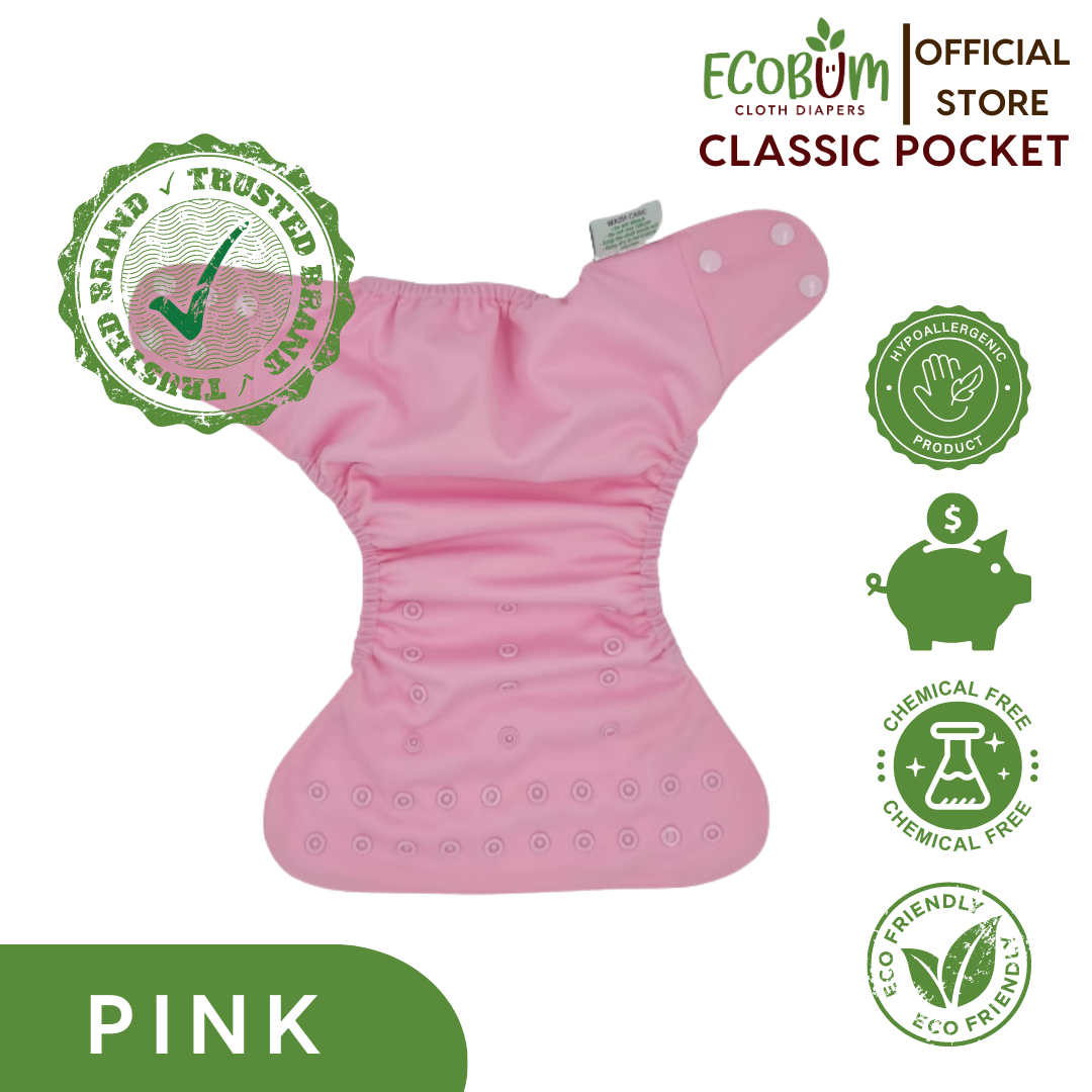 Ecobum Classic Pocket Cloth Diaper Zigzag Print Baby Diaper Lazada