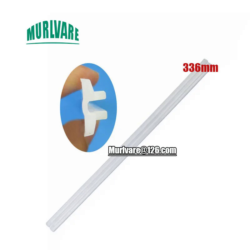 2PCS Ice Cream Machine Parts 336mm Length Mixing Shaft Scraper Blender