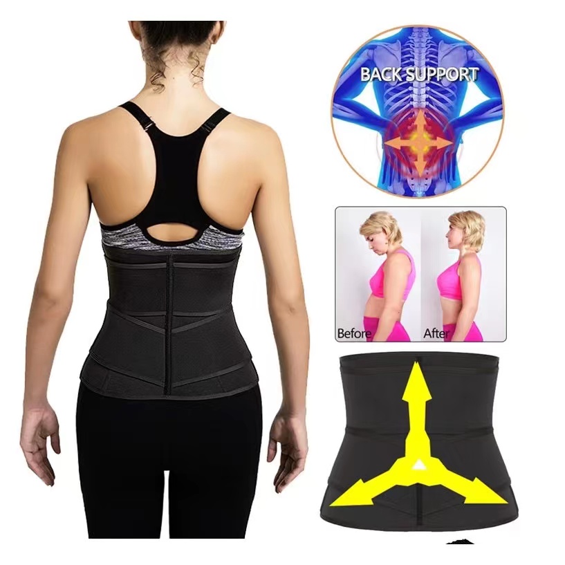 Waist Trainer Body Shaper women Tummy Control Slim belt Sweat Fat Burning  Girdle waist Shaper