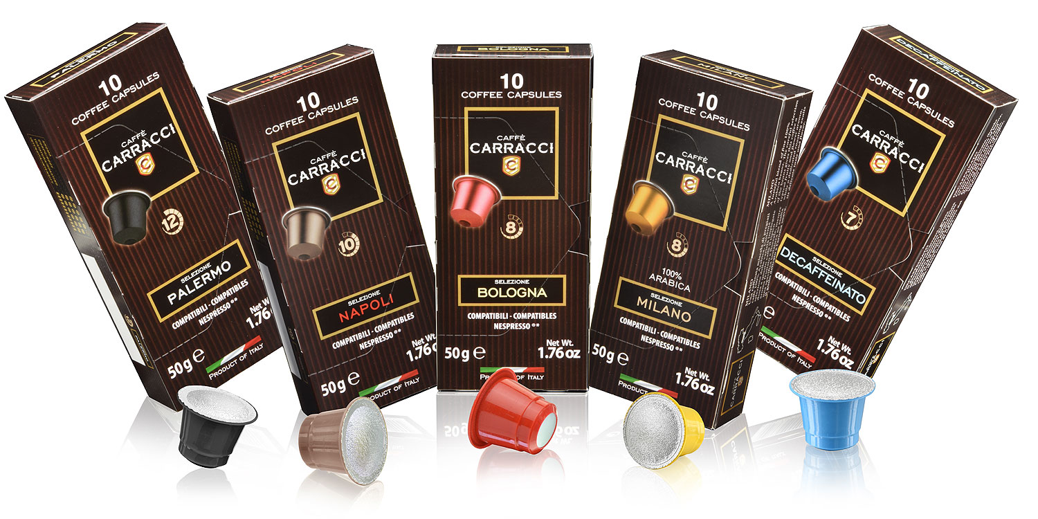 CAFFE CARRACCI PALERMO NESPRESSO COMPATIBLE CAPSULES PODS MADE IN ITALY review and price