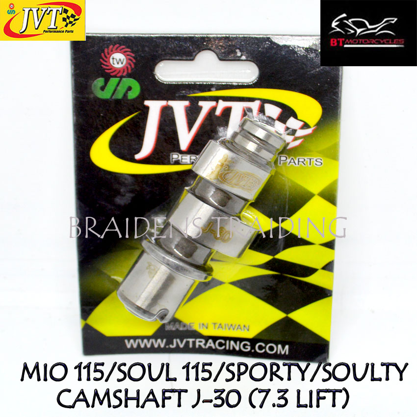 JVT MIO115/SOUL115/SPORTY/SOULTY CAMSHAFT J30 (7.3 LOBE LIFT) Lazada PH