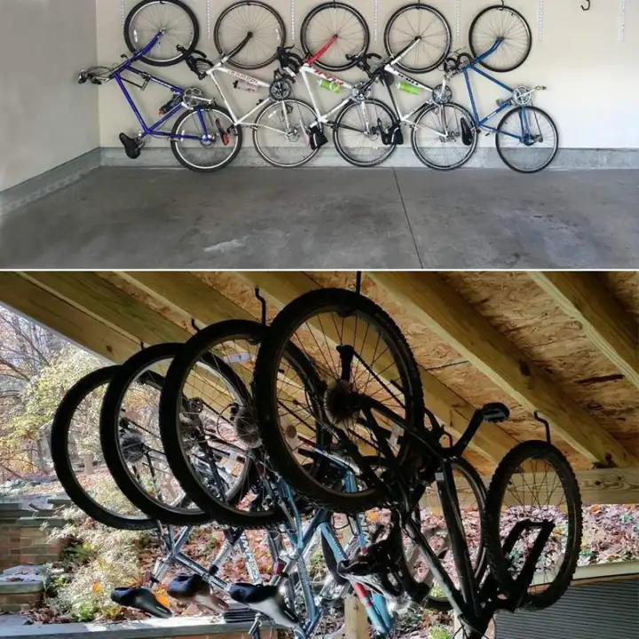 Bike Hooks 8pcs Storage Hooks For Velo High Capacity Hook Mount