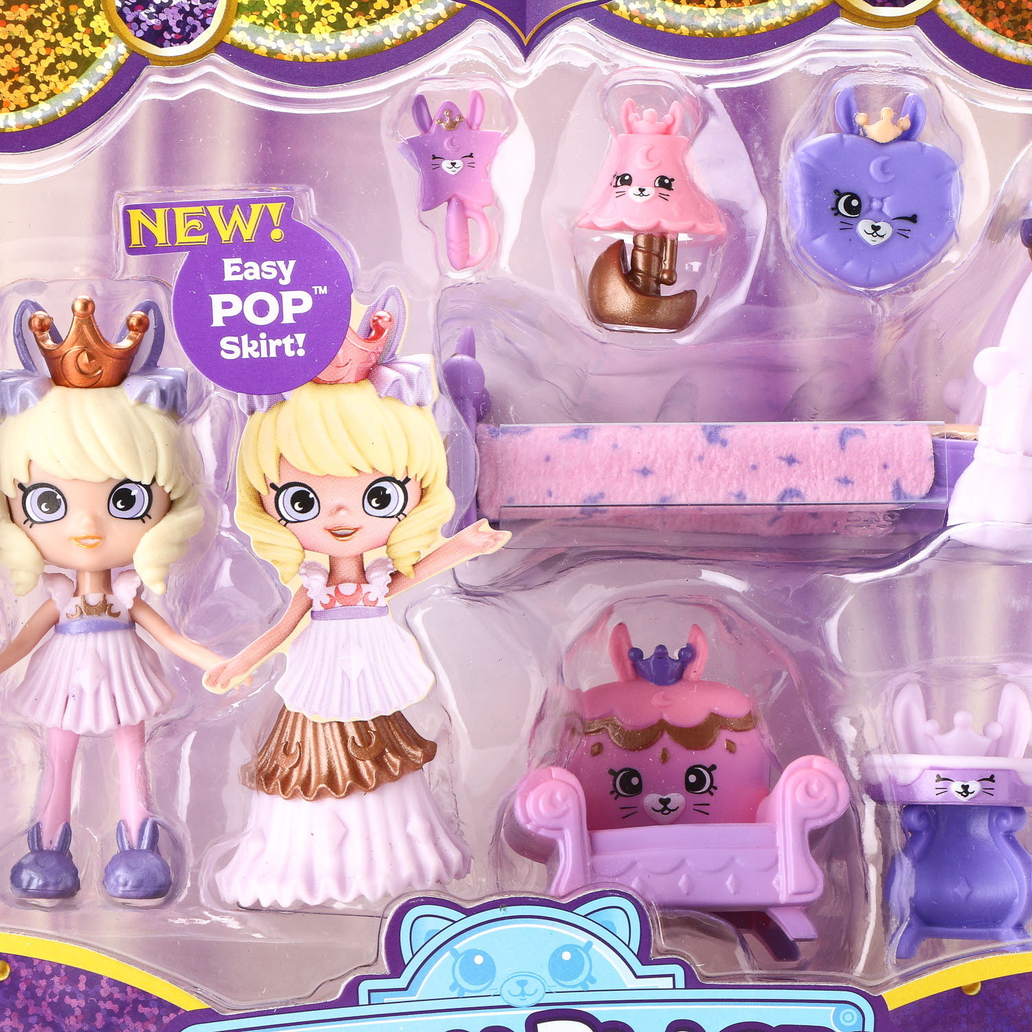 Shopkins Happy Places Royal Trends Moon Bunny Bedroom Play Set